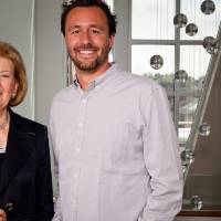 Helen DeVos with Rick DeVos.